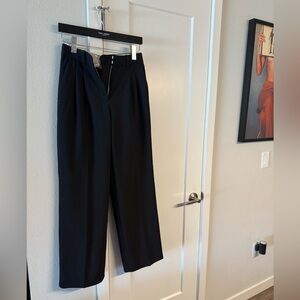 Black High-Waisted Express Trousers